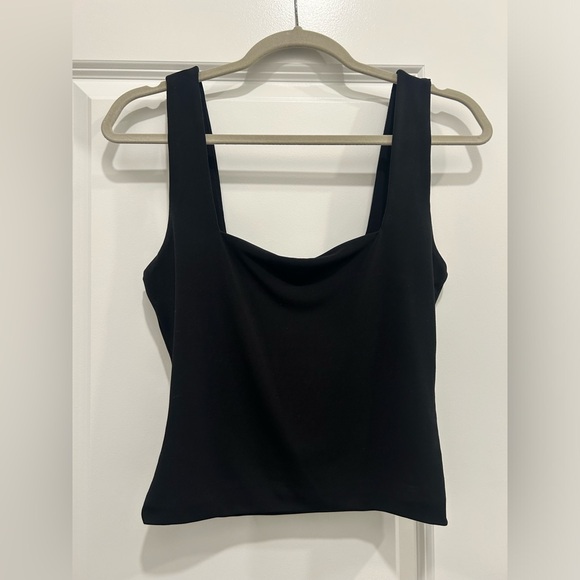Nordstrom leith dressed up black tank - Picture 2 of 3